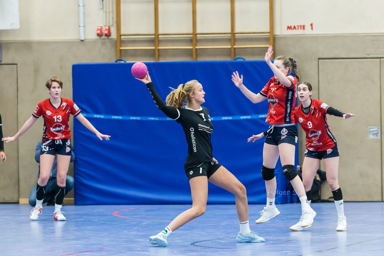 Bild 34 - B-Juniorinnen SG HH Nord - SV Henstedt Ulzburg : Ergebnis: 23:22